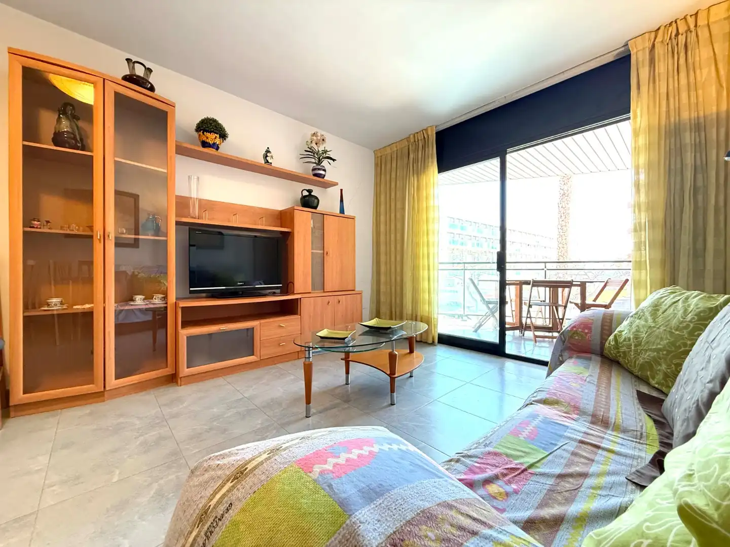 Wohnzimmer von Wohnungen zum Verkauf in Cambrils mit Heizung, Privatgarten und Möbliert