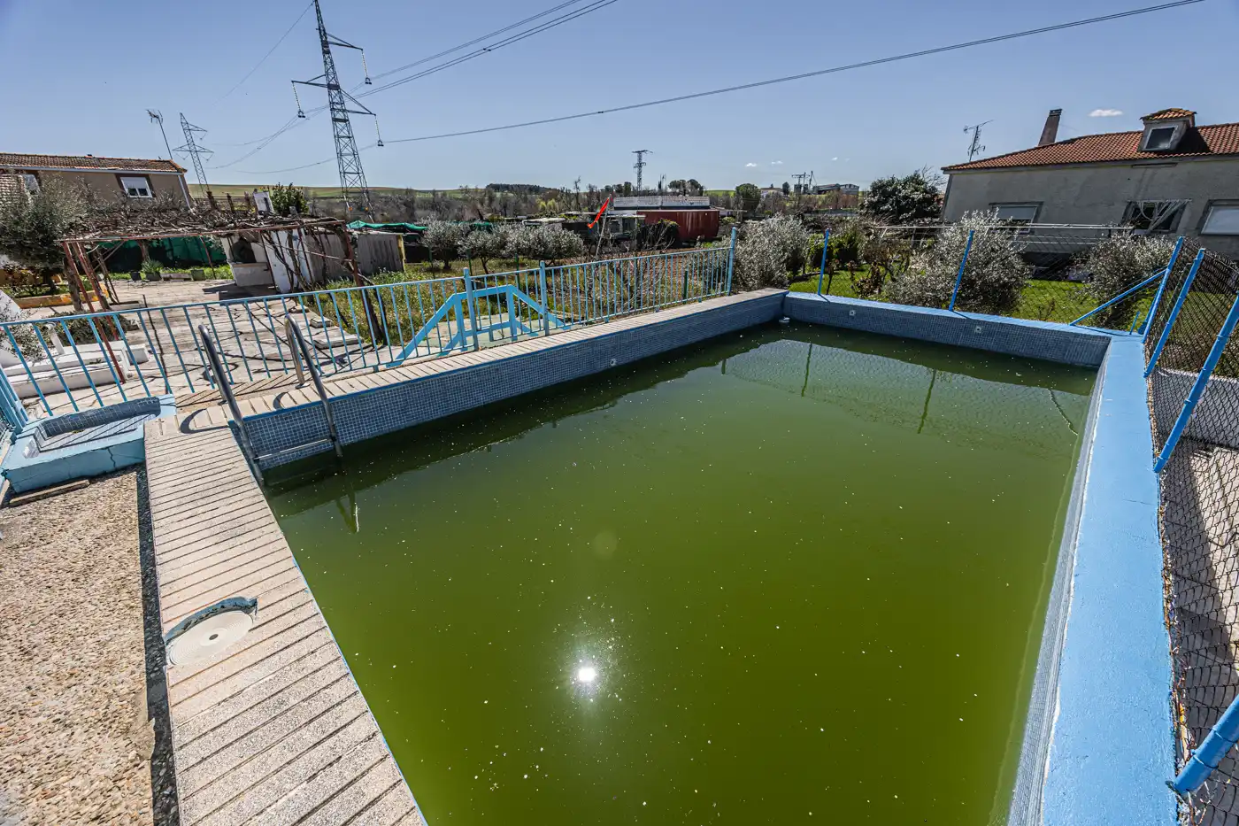 Piscina de Casa o xalet en venda en Estremera amb Calefacció, Jardí privat i Piscina