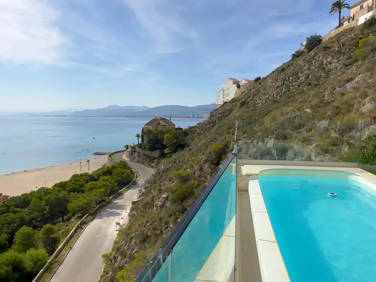 Swimming pool of Houses for rent in Cullera  with Air Conditioner, Heating and Terrace