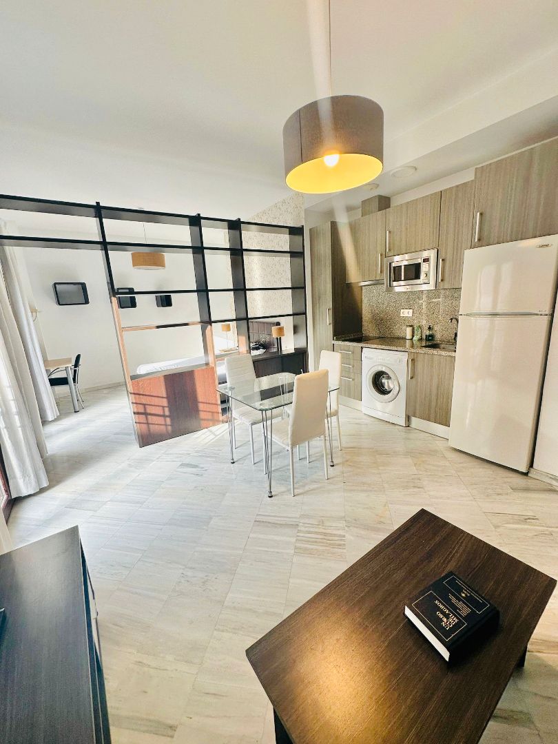 Kitchen of Study to rent in  Granada Capital  with Air Conditioner, Heating and Furnished