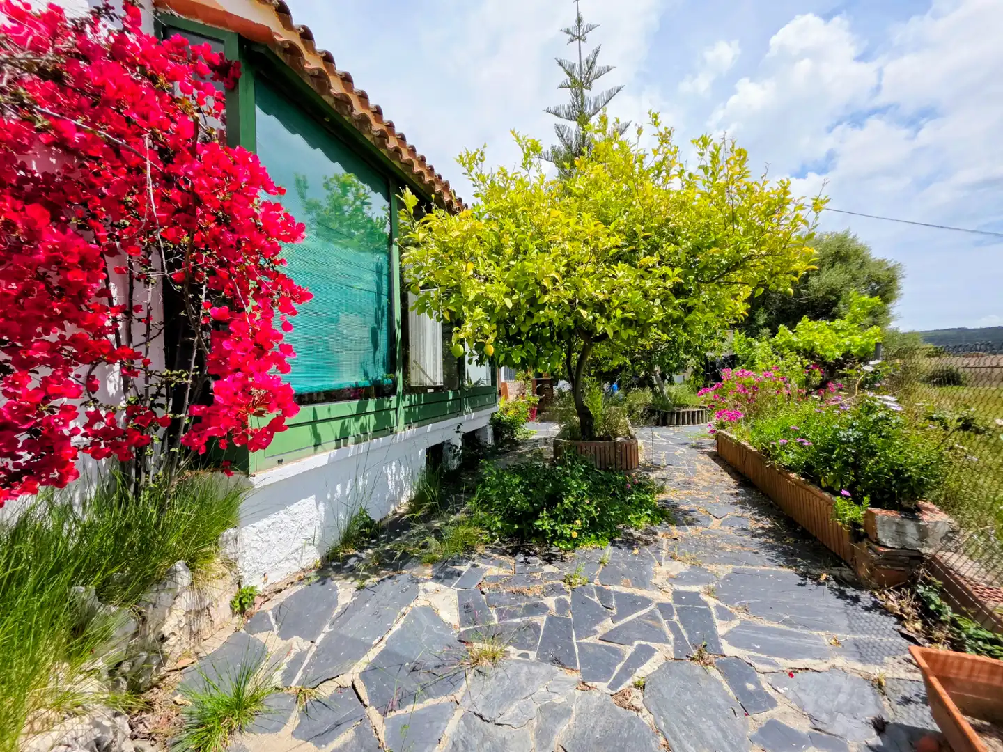 Jardín de Casa o chalet en venta en Sant Cugat Sesgarrigues con Calefacción, Terraza y Amueblado
