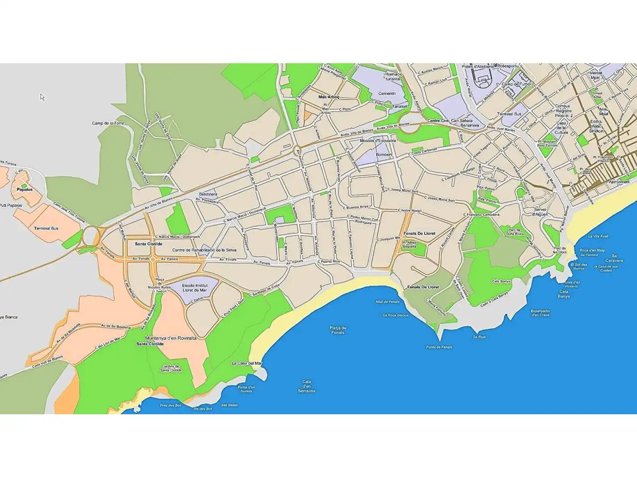 Exterior view of Study for sale in Lloret de Mar  with Heating, Parquet flooring and Furnished