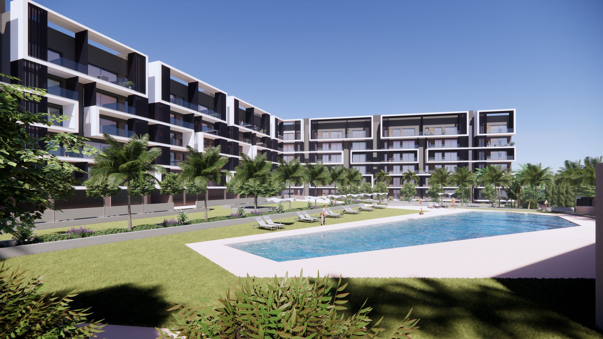 Swimming pool of Flat for sale in  Murcia Capital  with Air Conditioner, Heating and Terrace