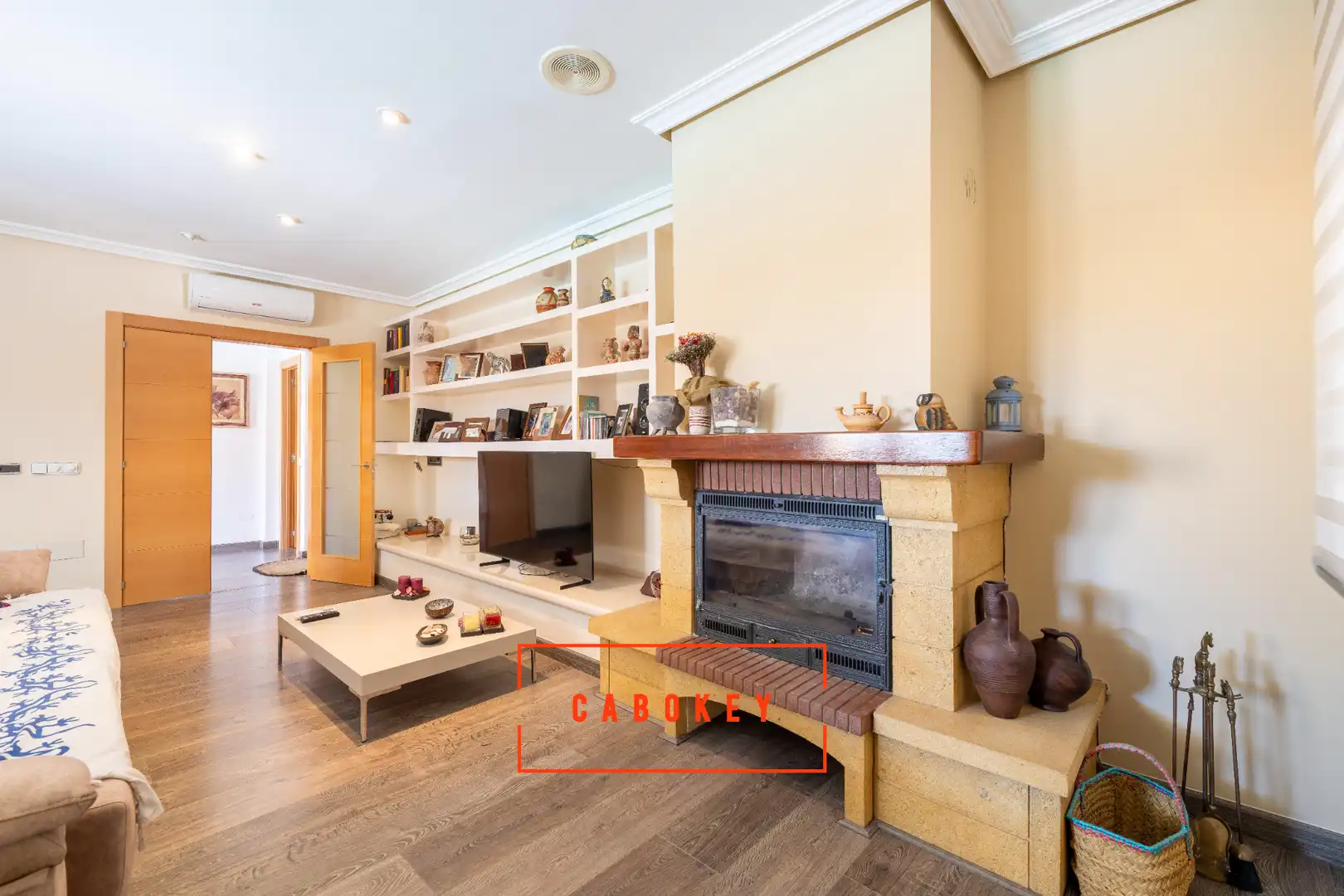 Sala de estar de Casa o chalet en venta en Huércal de Almería con Aire acondicionado, Calefacción y Jardín privado