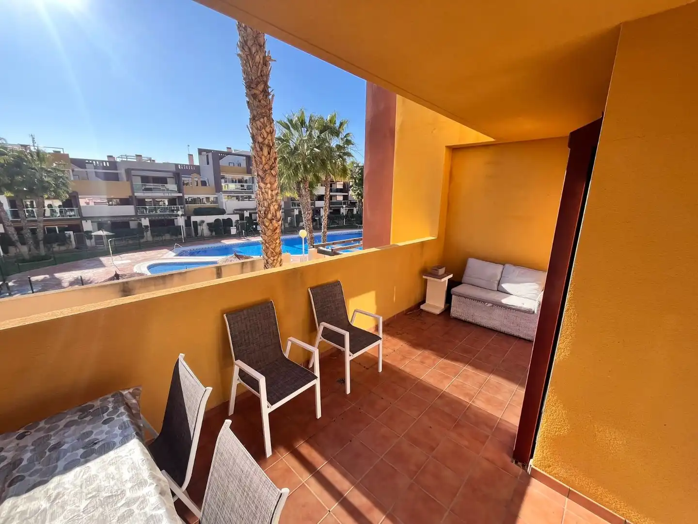 Terraza de Apartamento en venta en Orihuela con Aire acondicionado, Terraza y Piscina