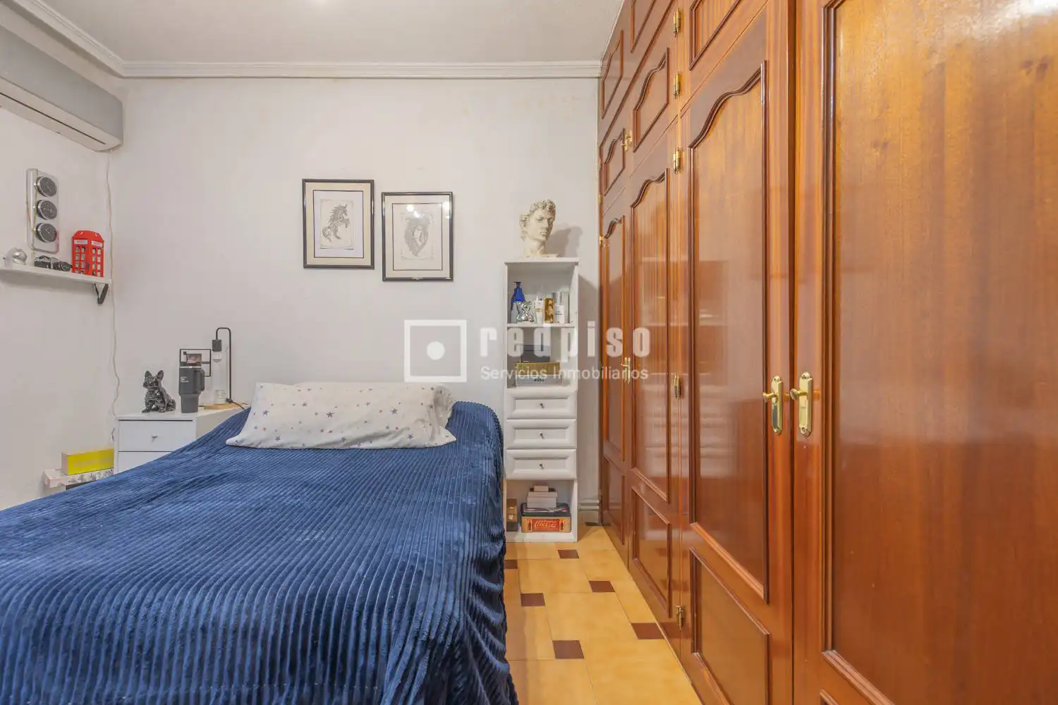 Dormitori de Casa o xalet en venda en El Álamo amb Aire condicionat, Calefacció i Jardí privat