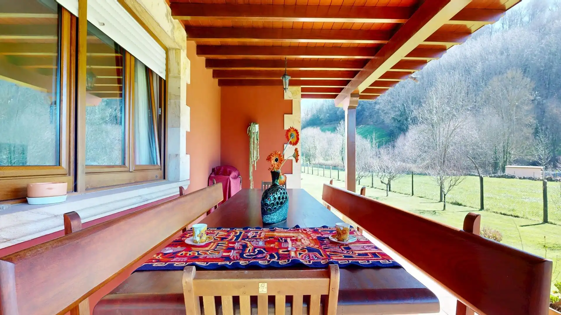 Terraza de Casa o chalet en venta en Saro con Calefacción, Jardín privado y Balcón