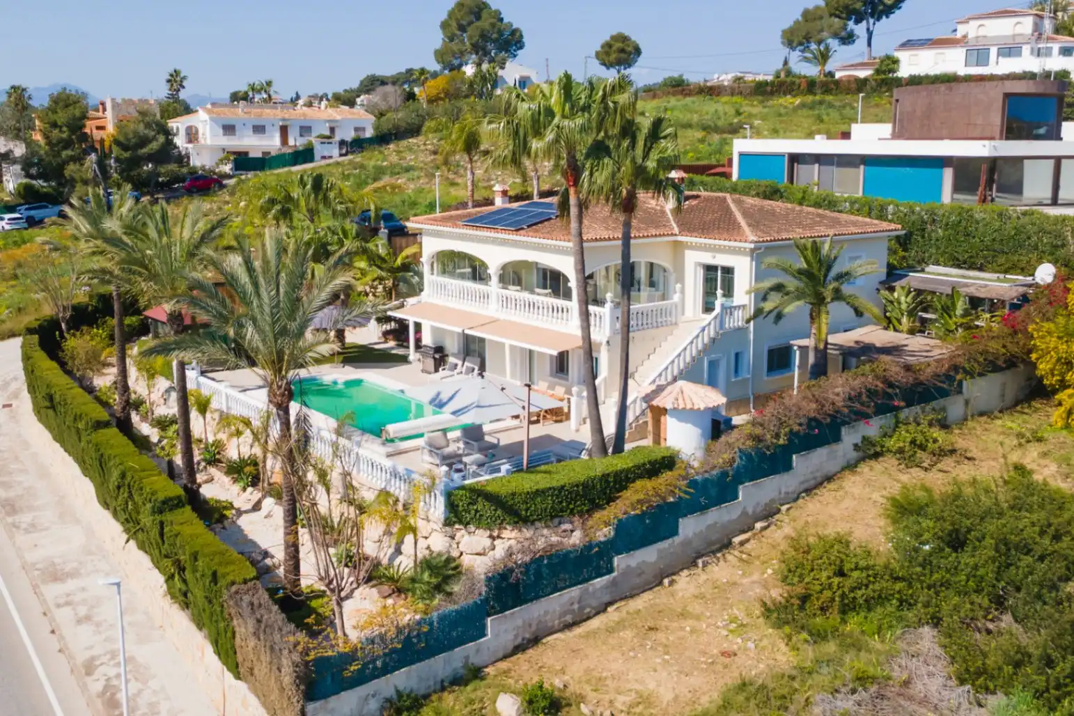 Exterior view of Houses for sale in Jávea / Xàbia  with Air Conditioner, Heating and Private garden