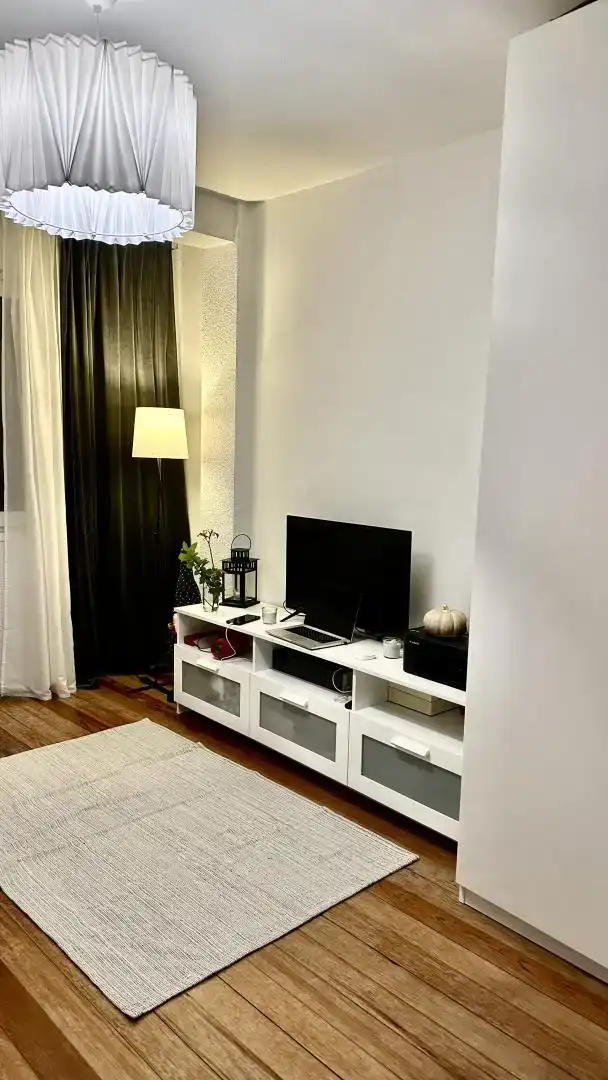 Sala de estar de Piso en venta en San Martín del Rey Aurelio con Parquet y Amueblado
