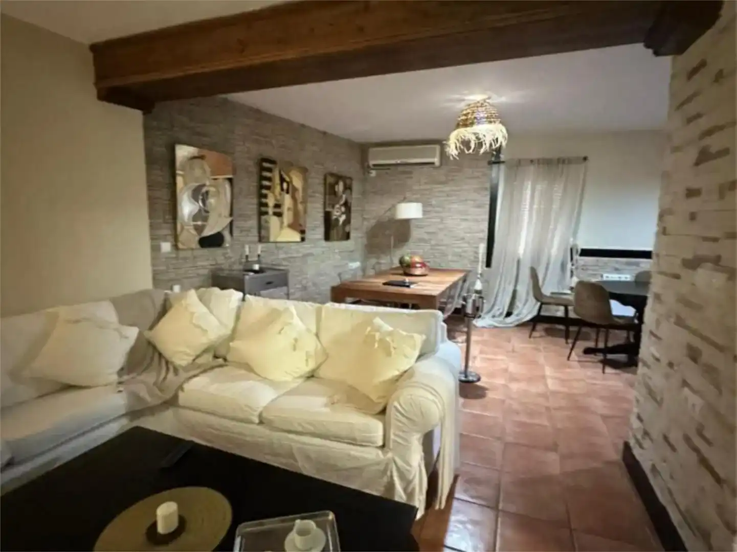 Wohnzimmer von Wohnung zur Miete in Écija mit Klimaanlage und Balkon
