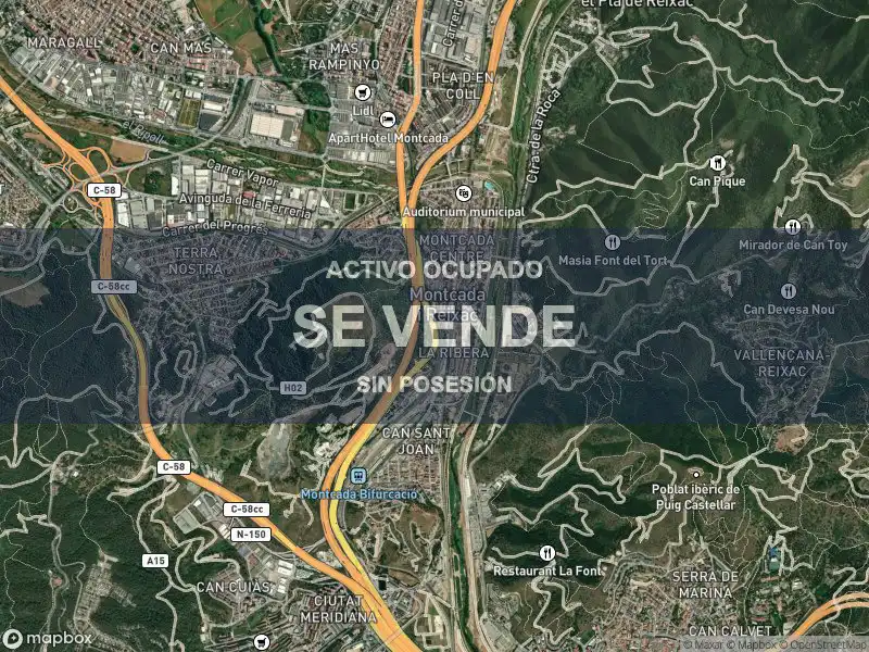 Vista exterior de Pis en venda en Montcada i Reixac