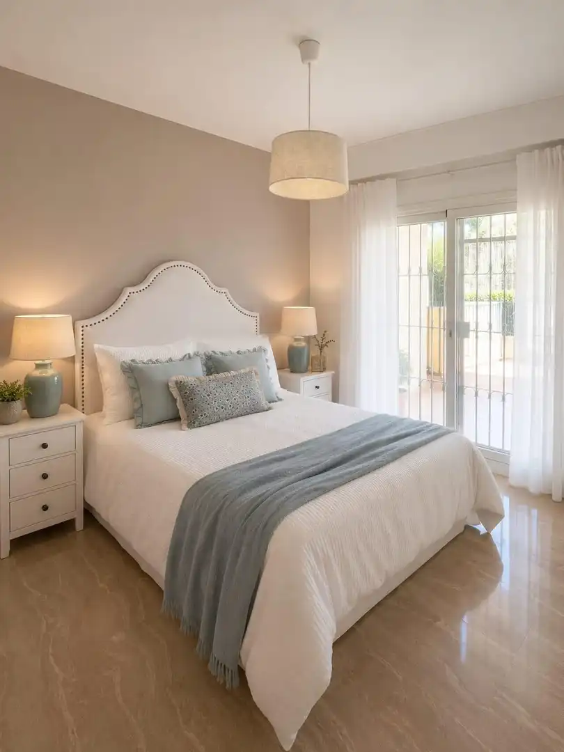Schlafzimmer von Wohnung zum Verkauf in Marbella mit Heizung, Terrasse und Gemeinschaftspool