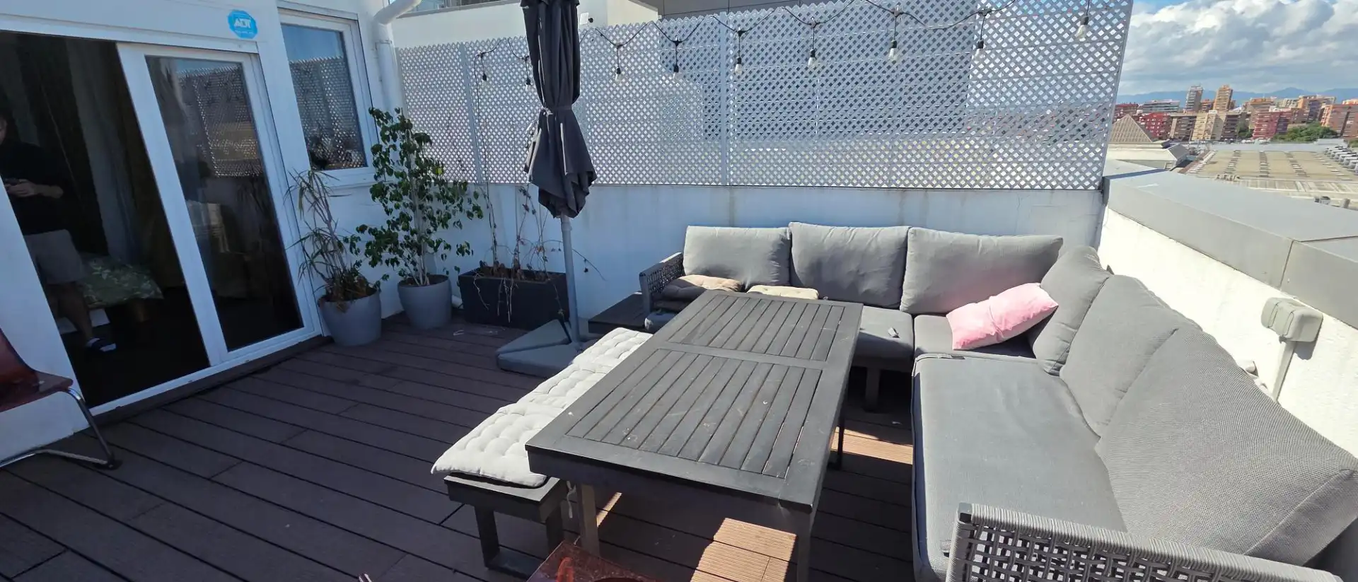 Terrasse von Maisonette zum Verkauf in Xirivella mit Klimaanlage, Heizung und Privatgarten