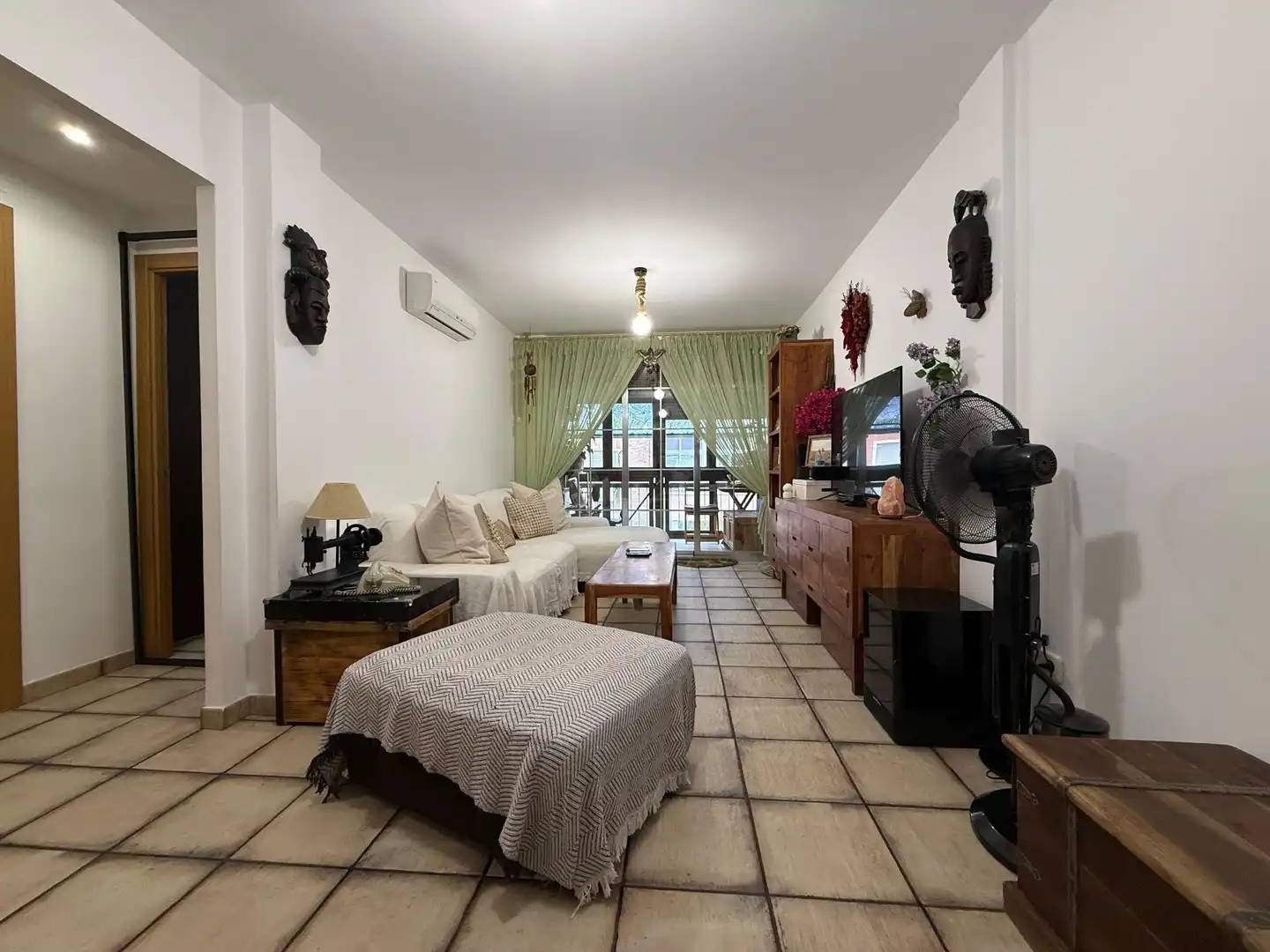 Wohnzimmer von Wohnung zum Verkauf in Getafe mit Klimaanlage, Heizung und Terrasse
