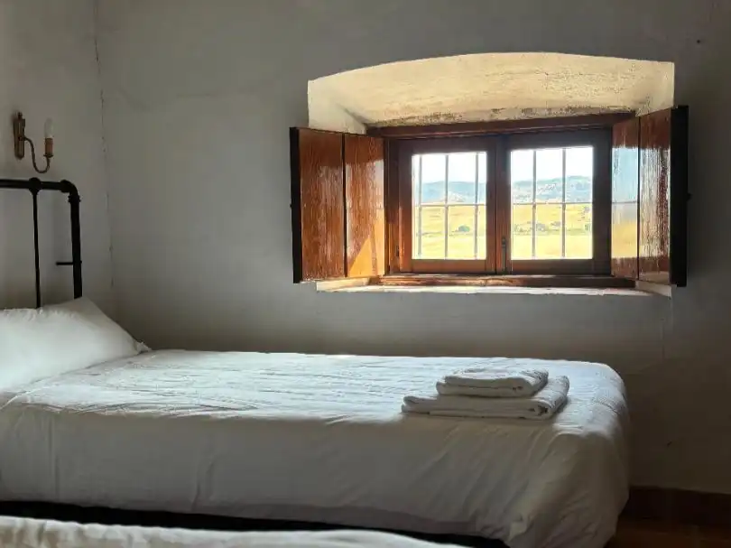 Schlafzimmer von Country house zur Miete in Feria mit Klimaanlage, Heizung und Privatgarten