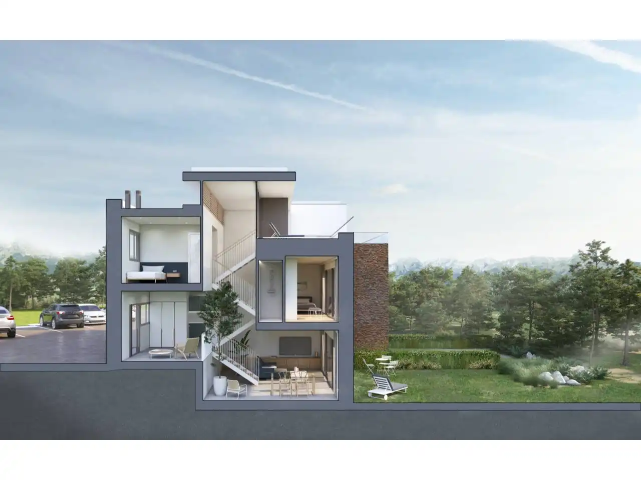 Vista exterior de Casa o chalet en venta en Viladrau con Aire acondicionado, Jardín privado y Terraza