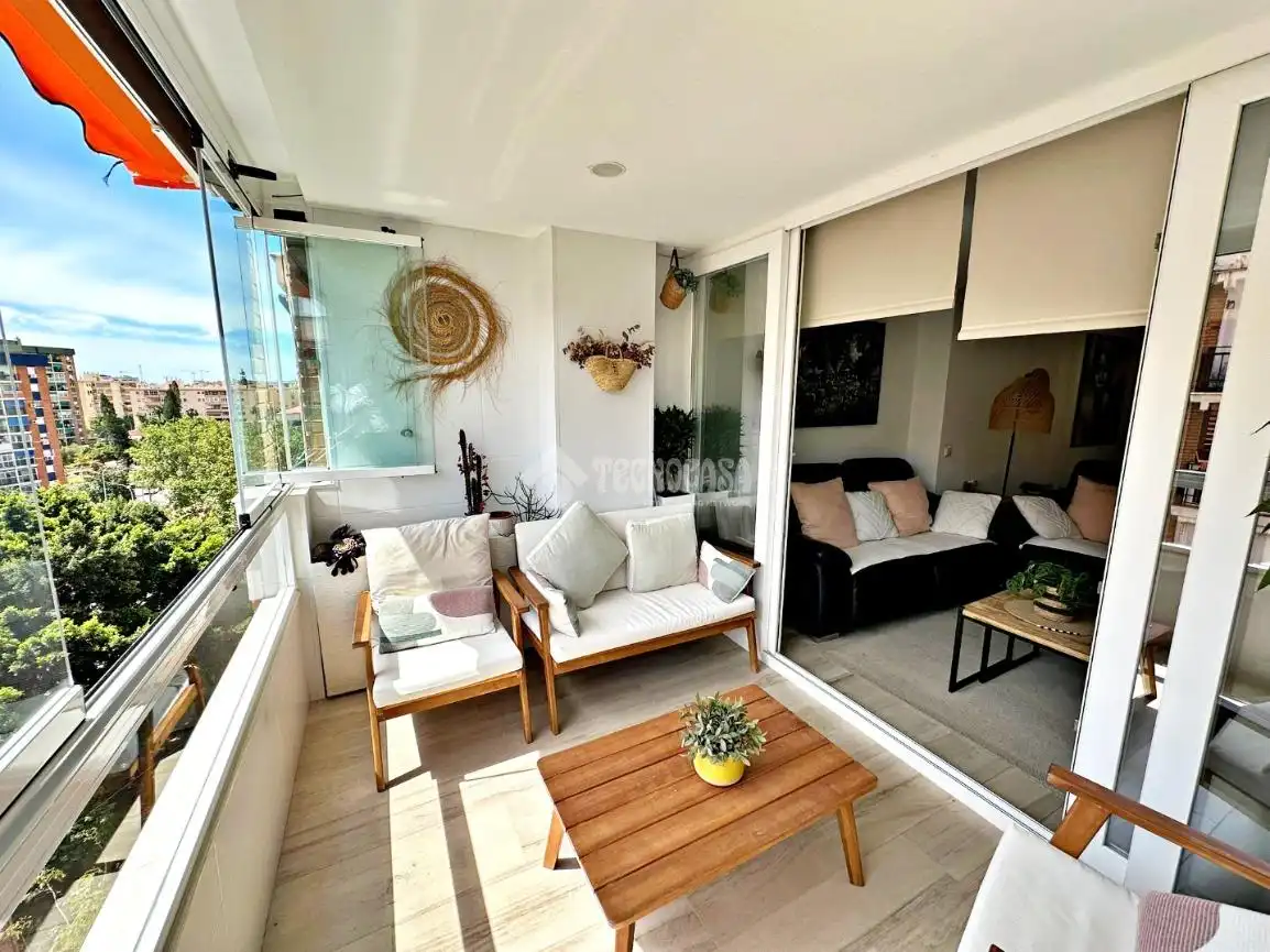 Balcony of Flat for sale in Málaga