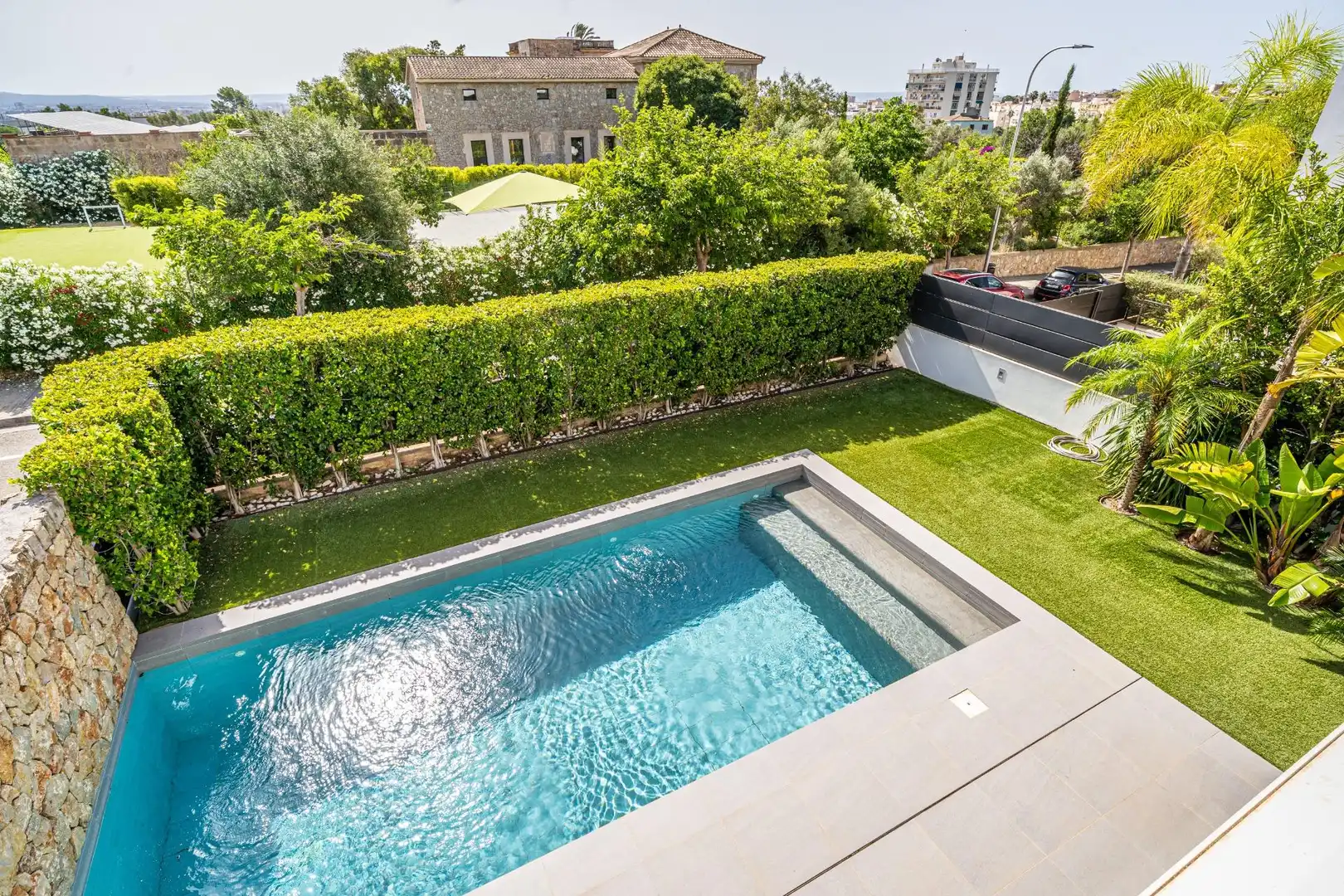 Piscina de Casa o xalet en venda en  Palma de Mallorca amb Aire condicionat, Calefacció i Jardí privat