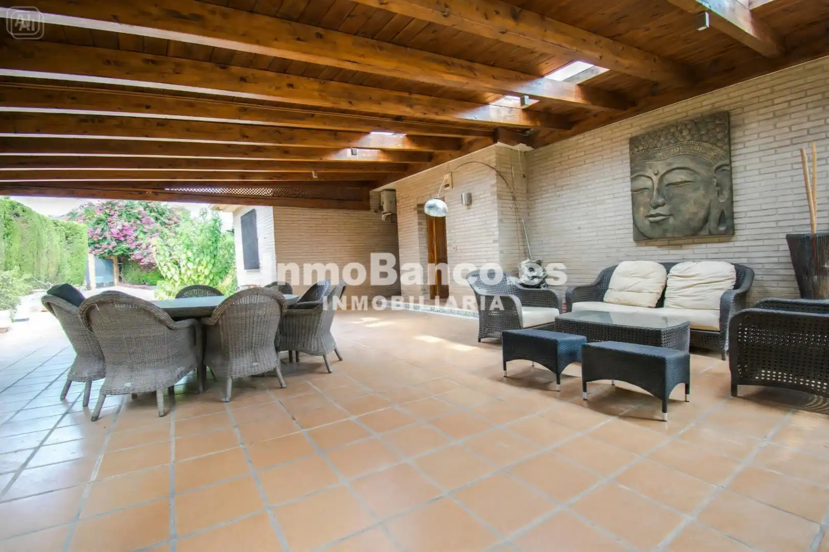 Terraza de Casa o chalet en venta en Chiva con Aire acondicionado, Calefacción y Jardín privado