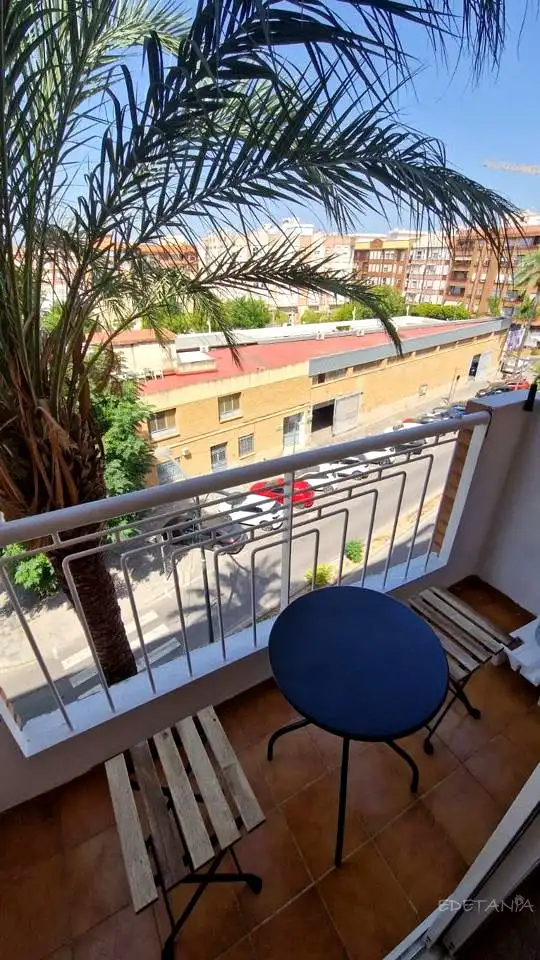 Balcony of Flat for rent in Moncada  with Air Conditioner and Furnished