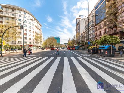 Exterior view of Flat for sale in  Zaragoza Capital  with Air Conditioner, Terrace and Storage room