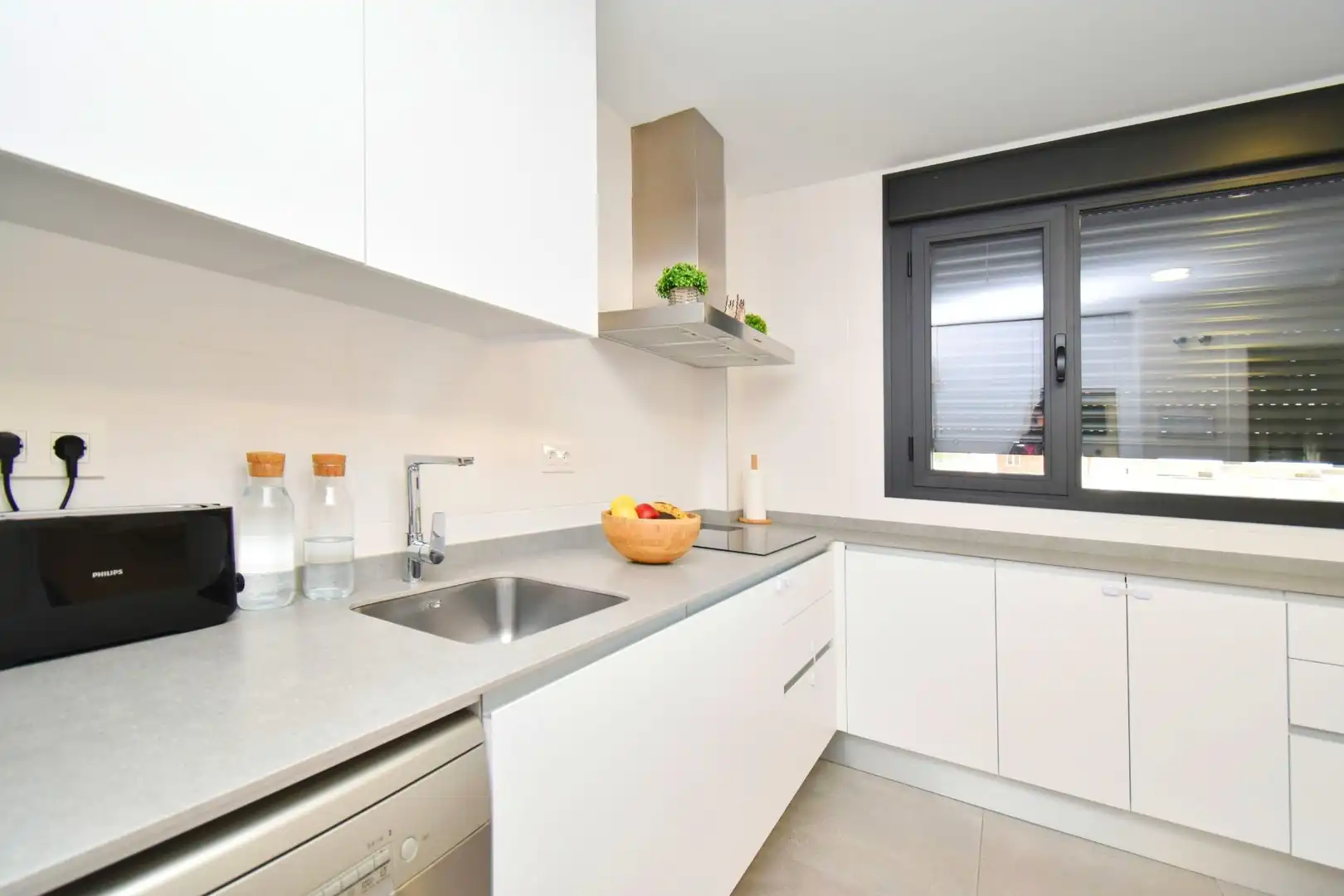 Cocina de Casa adosada en venta en Almería con Aire acondicionado, Terraza y Trastero