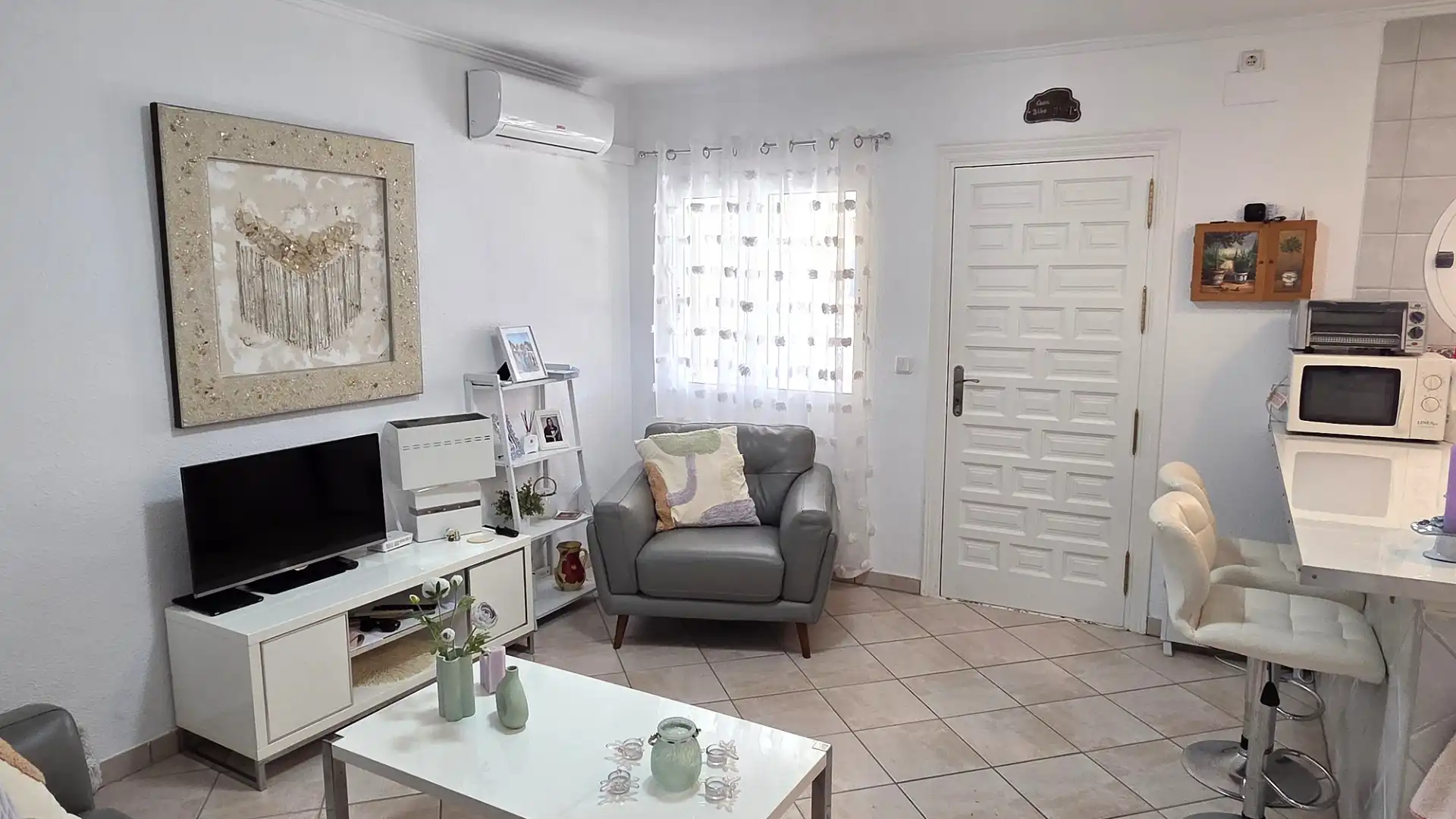Living room of Detached homes for sale in Cartagena  with Air Conditioner, Terrace and Furnished