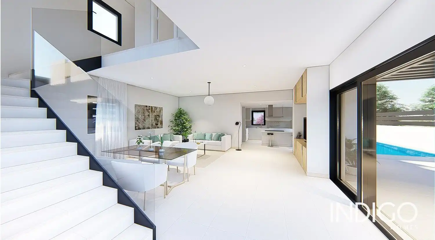 Sala d'estar de Casa o xalet en venda en Sant Joan d'Alacant amb Aire condicionat, Calefacció i Terrassa