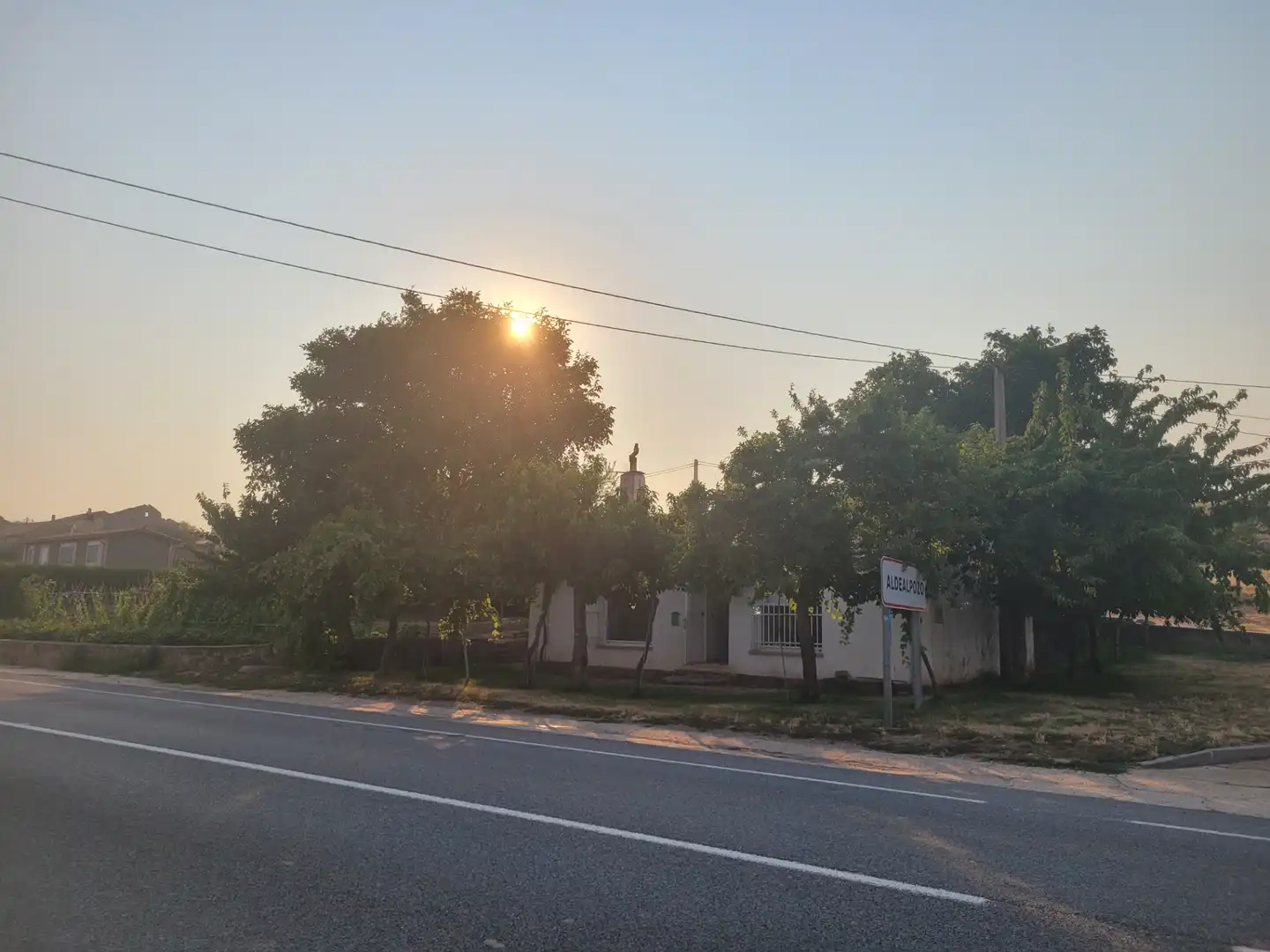 Vista exterior de Casa o chalet en venta en Aldealpozo con Jardín privado, Amueblado y Horno