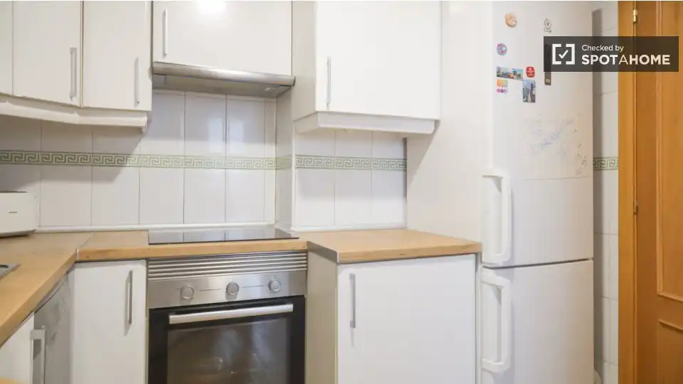 Kitchen of Flat for rent in Madrid  with Air Conditioner, Heating and Furnished