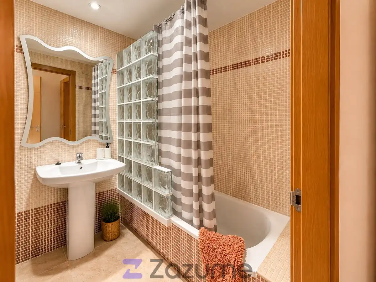 Baño de Piso de alquiler en Málaga con Aire acondicionado, Calefacción y Terraza