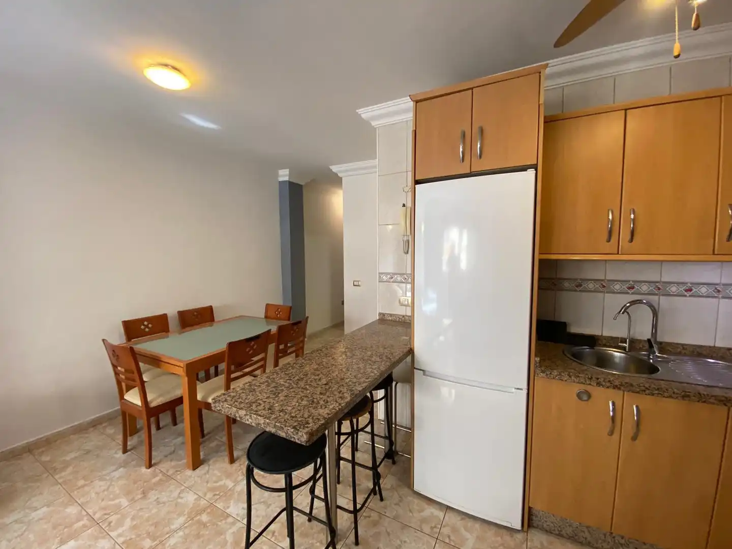 Cocina de Piso de alquiler en Granadilla de Abona con Terraza, Trastero y Amueblado