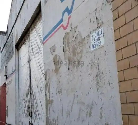 Vista exterior de Nave industrial en venta en Gijón 