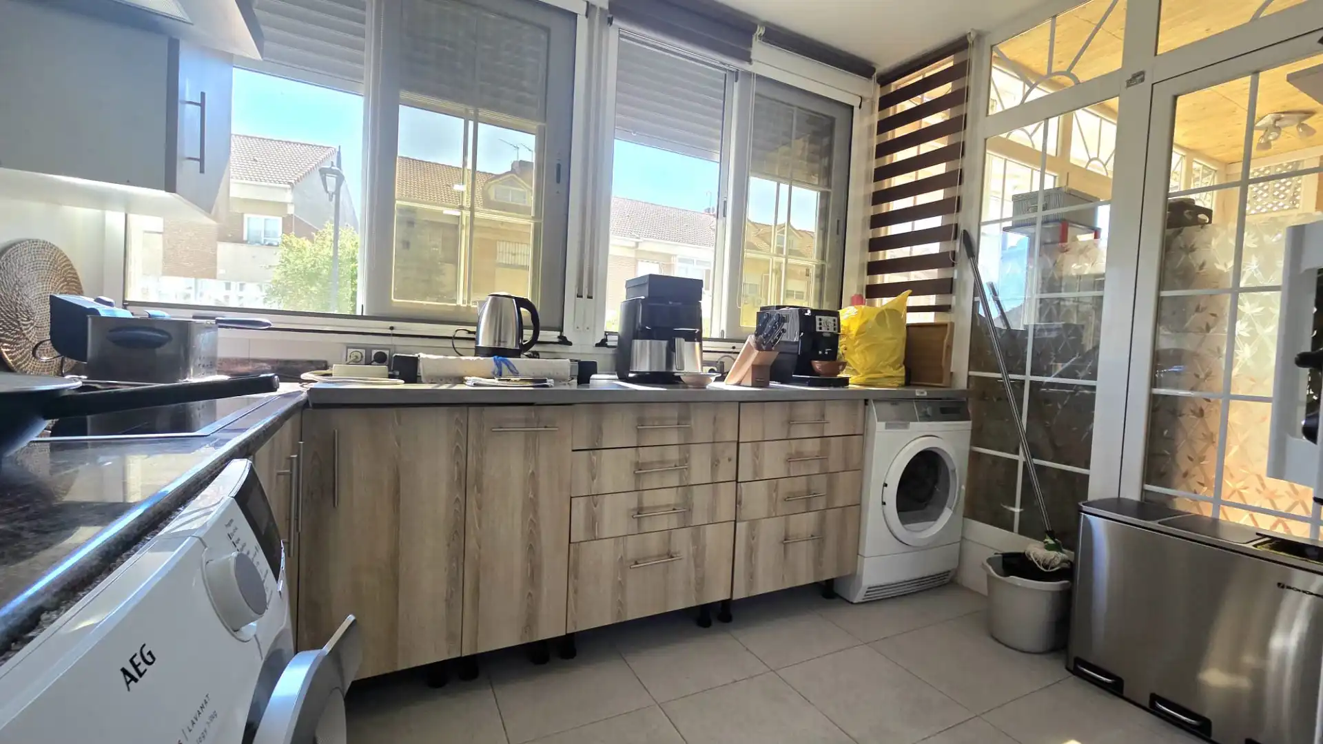 Cuina de Casa o xalet en venda en Parla amb Aire condicionat, Calefacció i Jardí privat