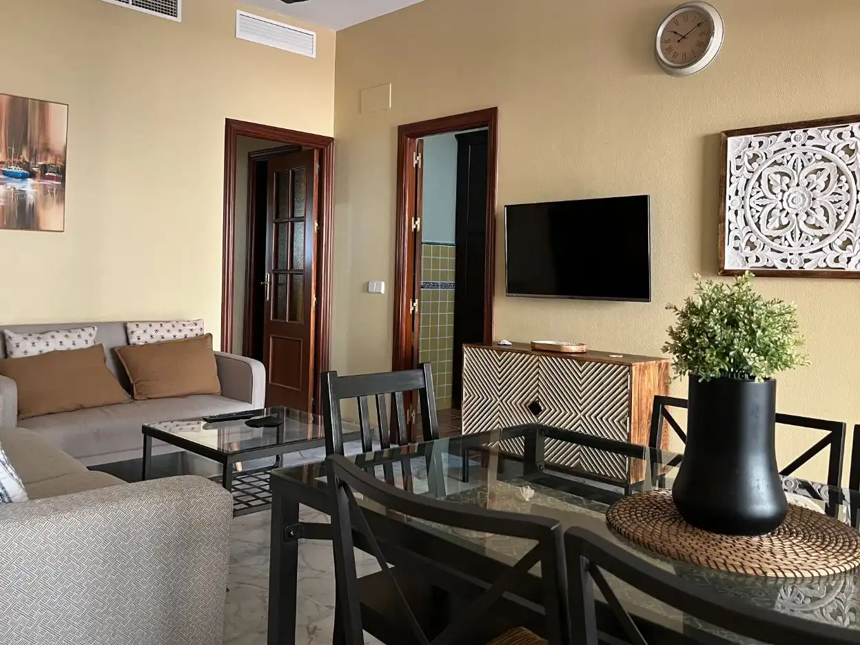 Sala de estar de Piso de alquiler en Las Tres Piedras - Costa Ballena