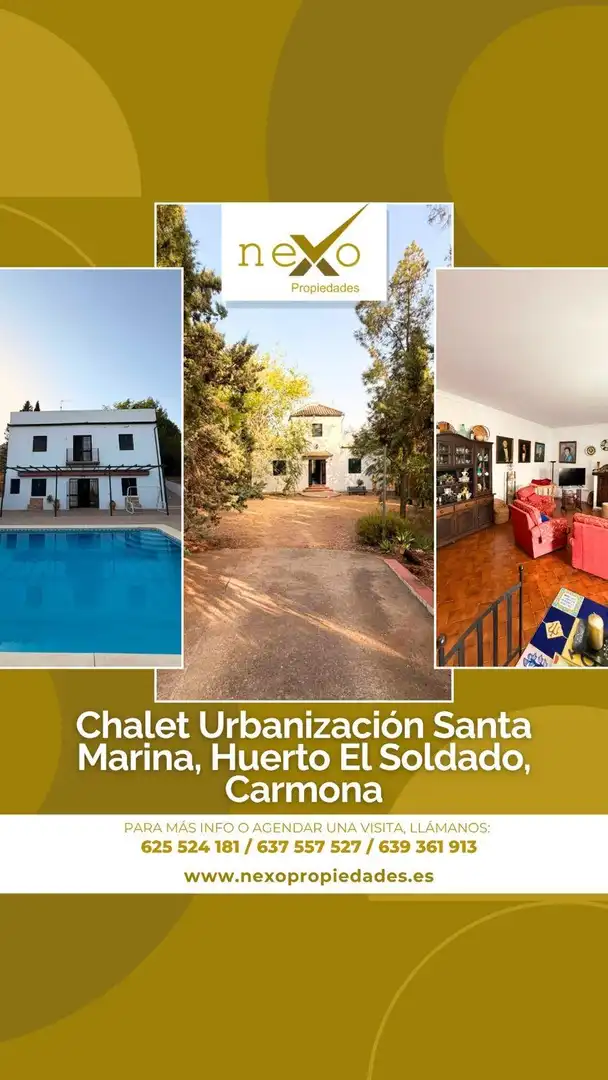 Chalet con terraza en venta en Carmona