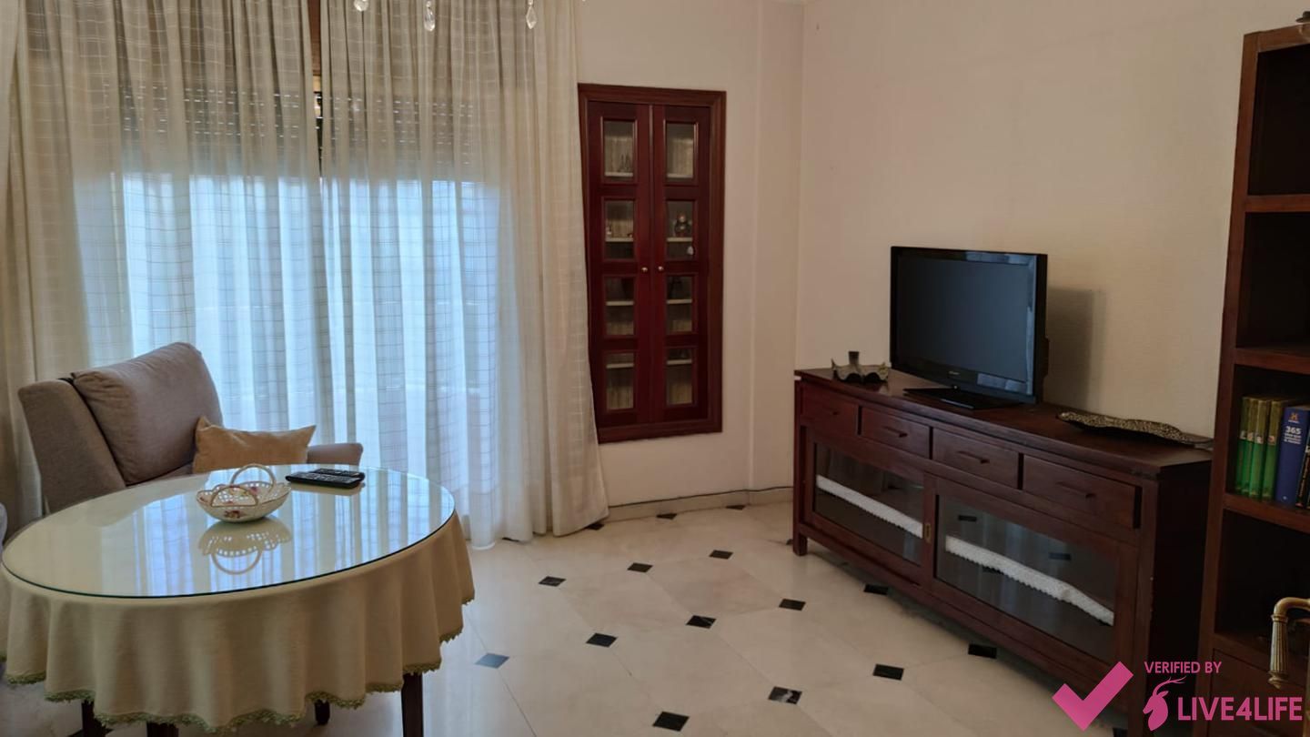 Living room of Flat to rent in  Sevilla Capital  with Air Conditioner, Terrace and Furnished