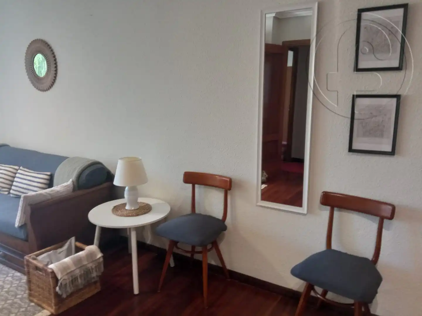Sala de estar de Piso de alquiler en Santander con Calefacción, Amueblado y Microondas