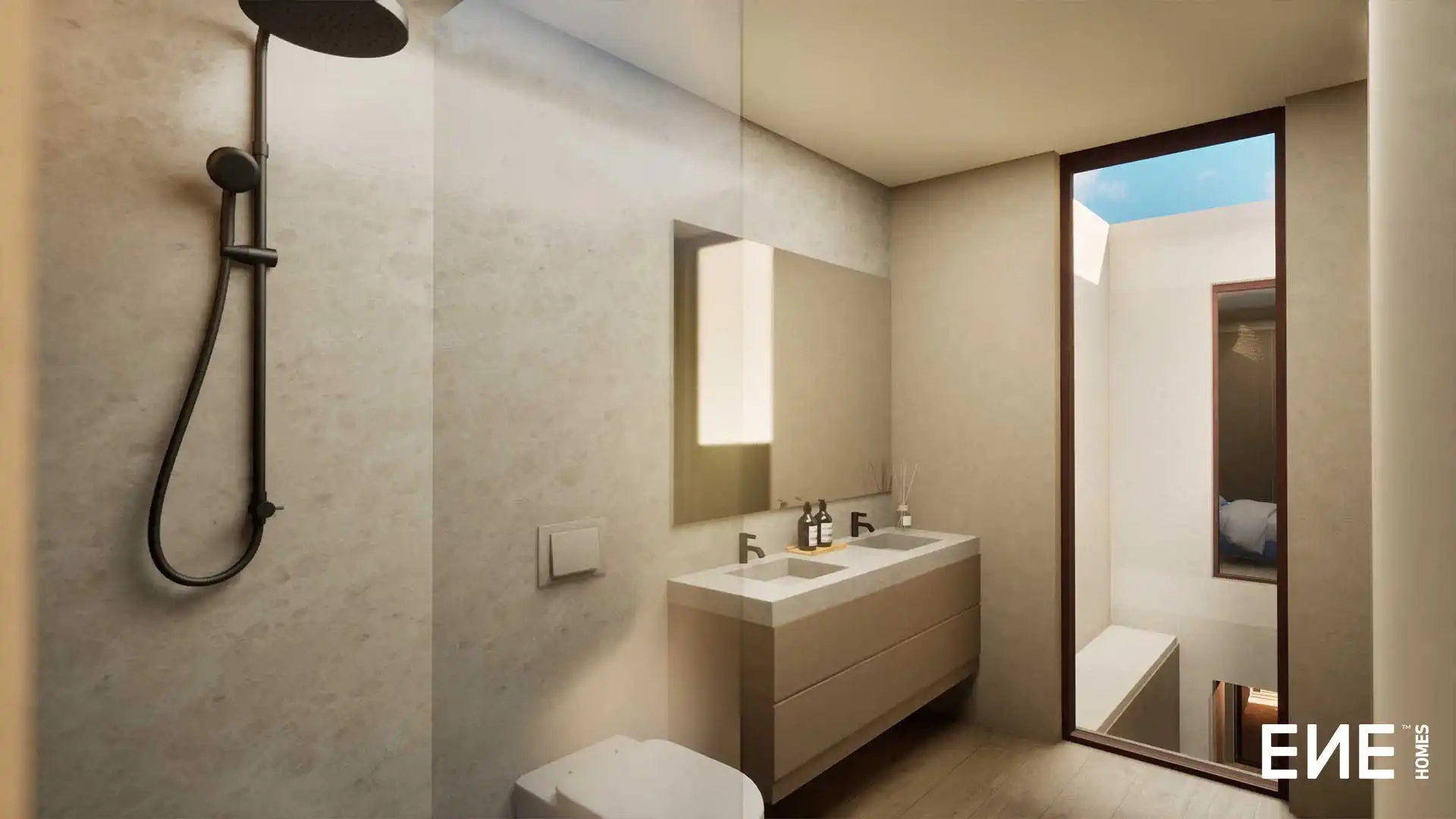 Baño de Casa adosada en venta en Mutxamel con Aire acondicionado, Calefacción y Jardín privado