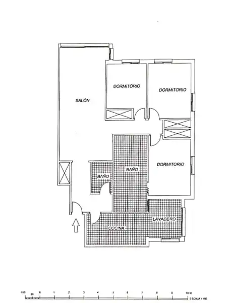 Piso en venta en Calle Jerez Perchet, 24, Cortijo Bazán - Los Casinis - Los Cipreses