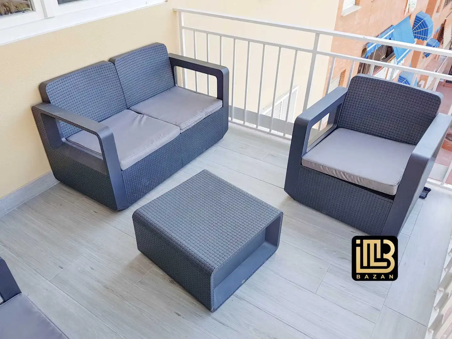 Terrasse von Wohnung zur Miete in Málaga mit Klimaanlage, Heizung und Terrasse