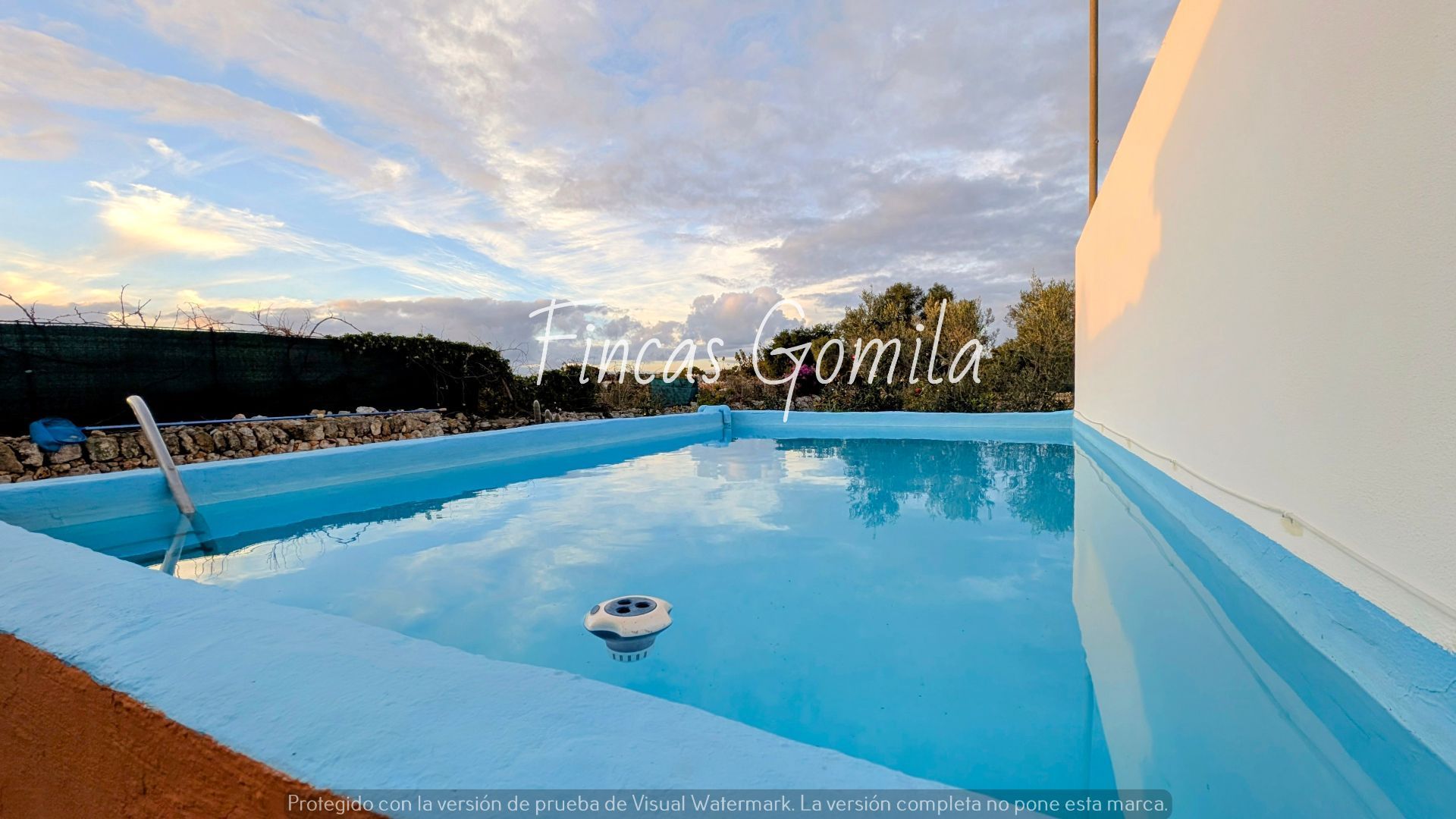 Swimming pool of Country house for sale in Sant Lluís  with Air Conditioner, Heating and Private garden