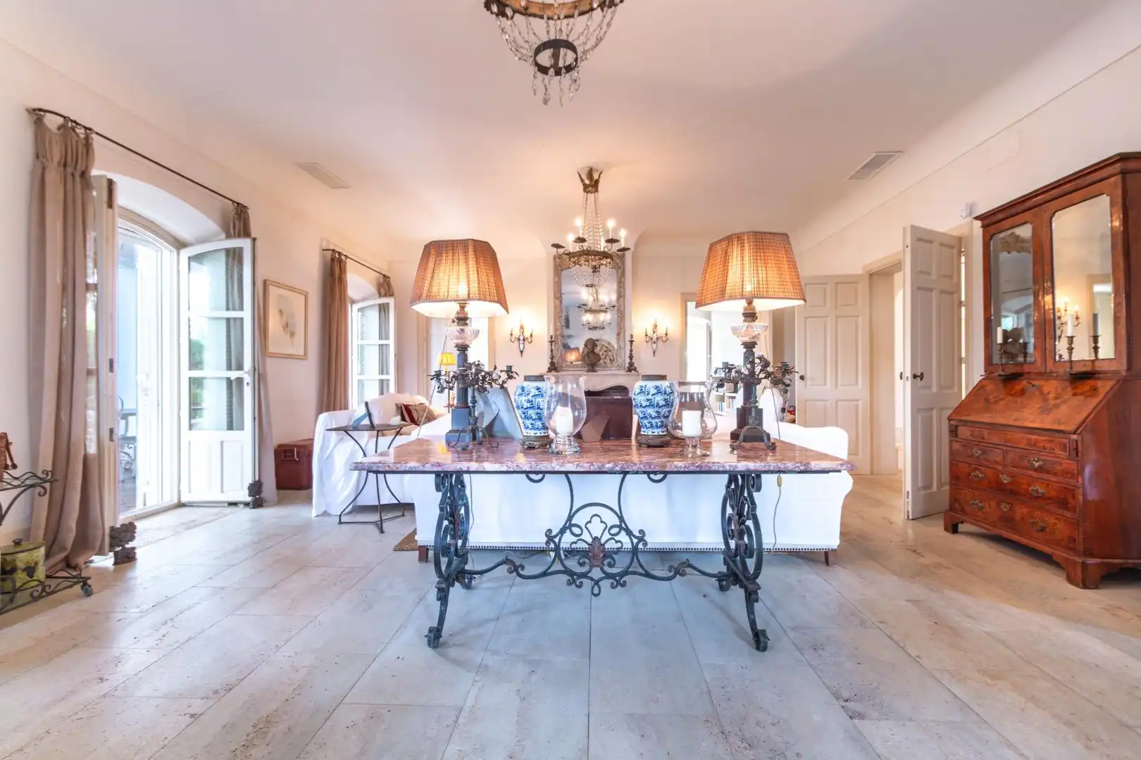 Sala de estar de Casa o chalet en venta en Mojácar con Jardín privado, Terraza y Trastero