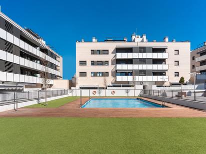 Vista exterior de Planta baixa de lloguer en Granollers amb Aire condicionat, Calefacció i Parquet