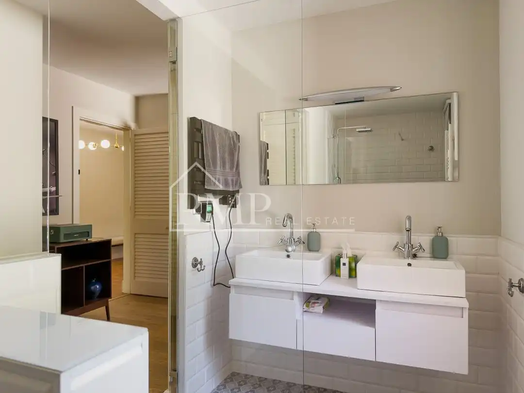 Badezimmer von Haus oder Chalet zum Verkauf in Sant Vicenç de Montalt mit Klimaanlage, Heizung und Privatgarten