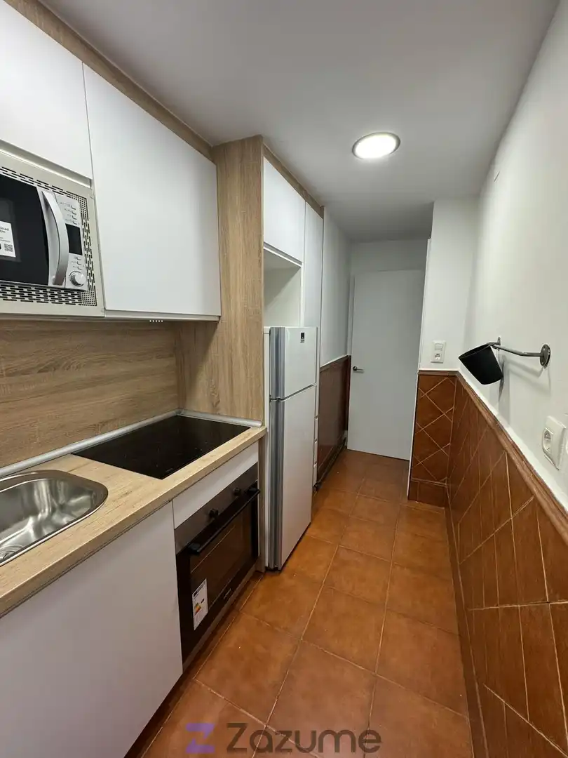 Kitchen of Flat for rent in Zaragoza  with Heating, Terrace and Furnished