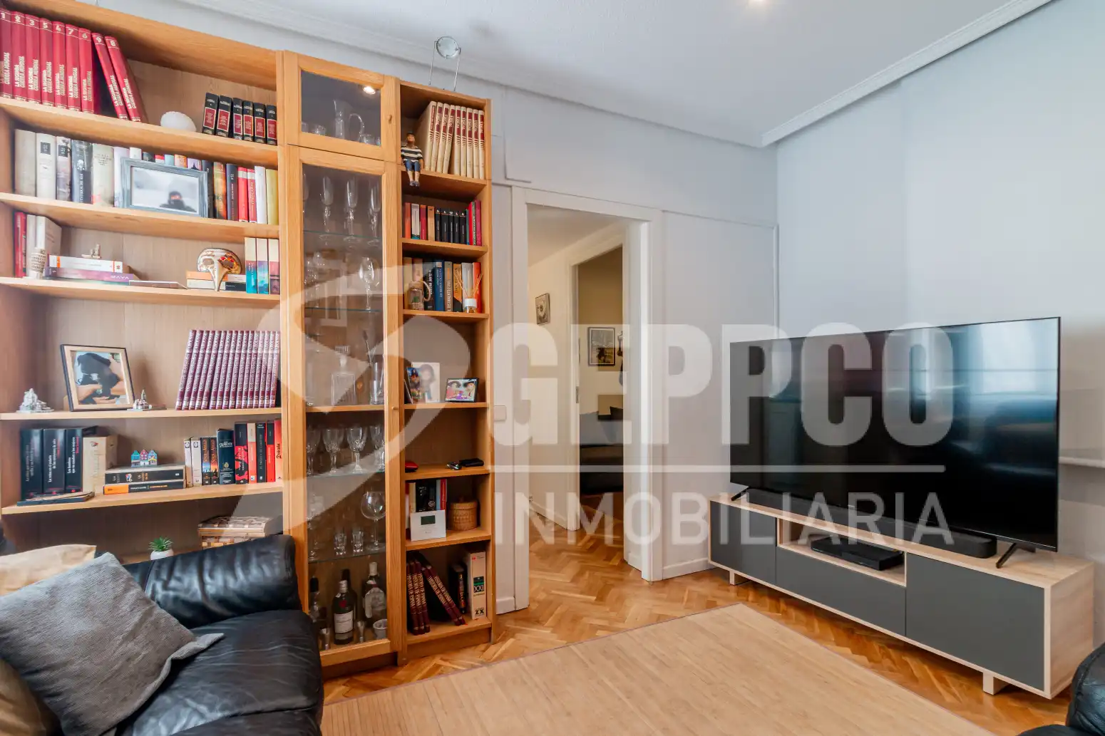 Living room of Flat for sale in Madrid