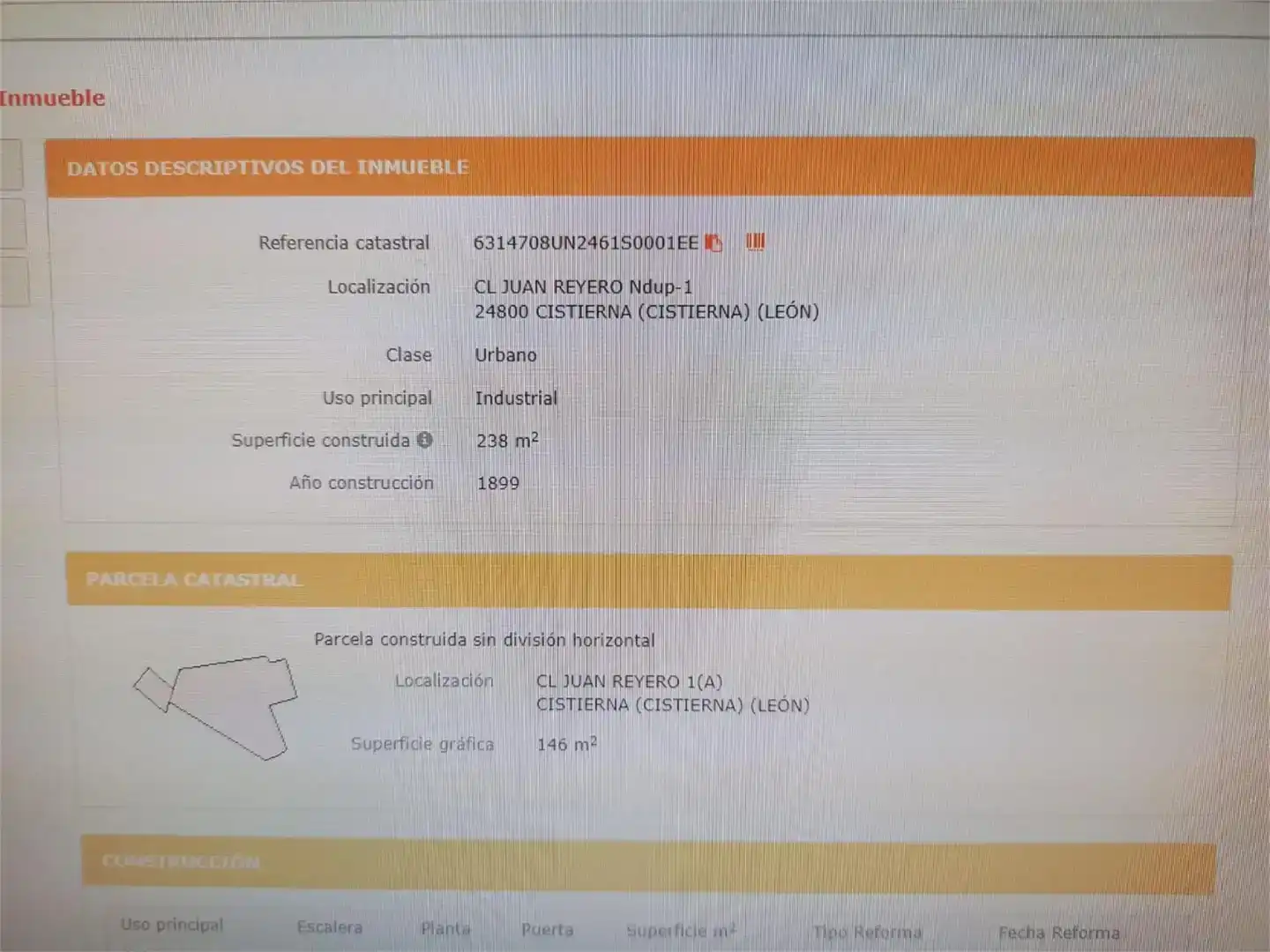 Residencial en venta en Cistierna