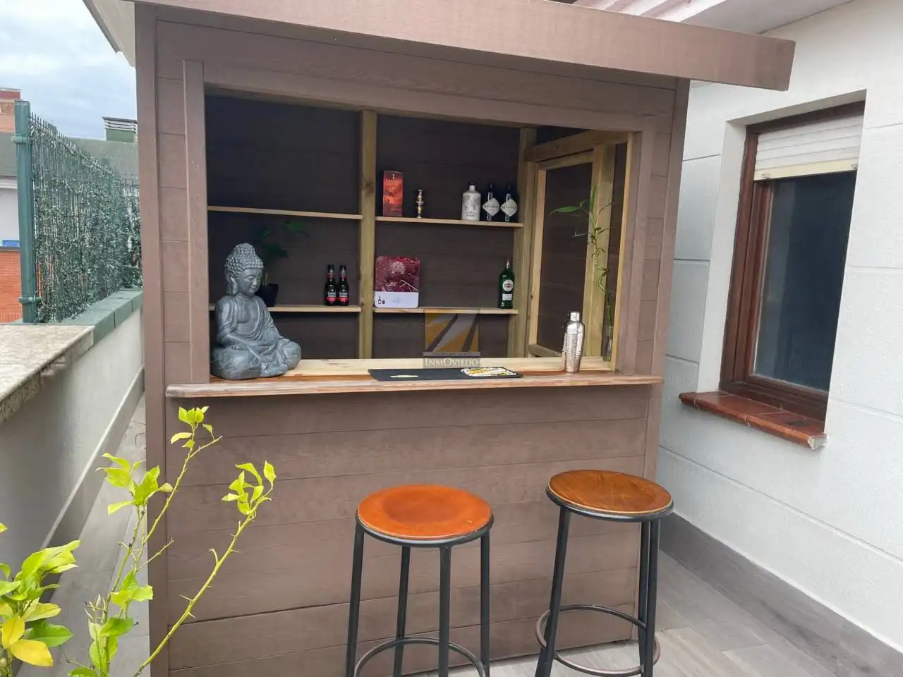 Terraza de Ático de alquiler en Oviedo  con Calefacción, Parquet y Terraza