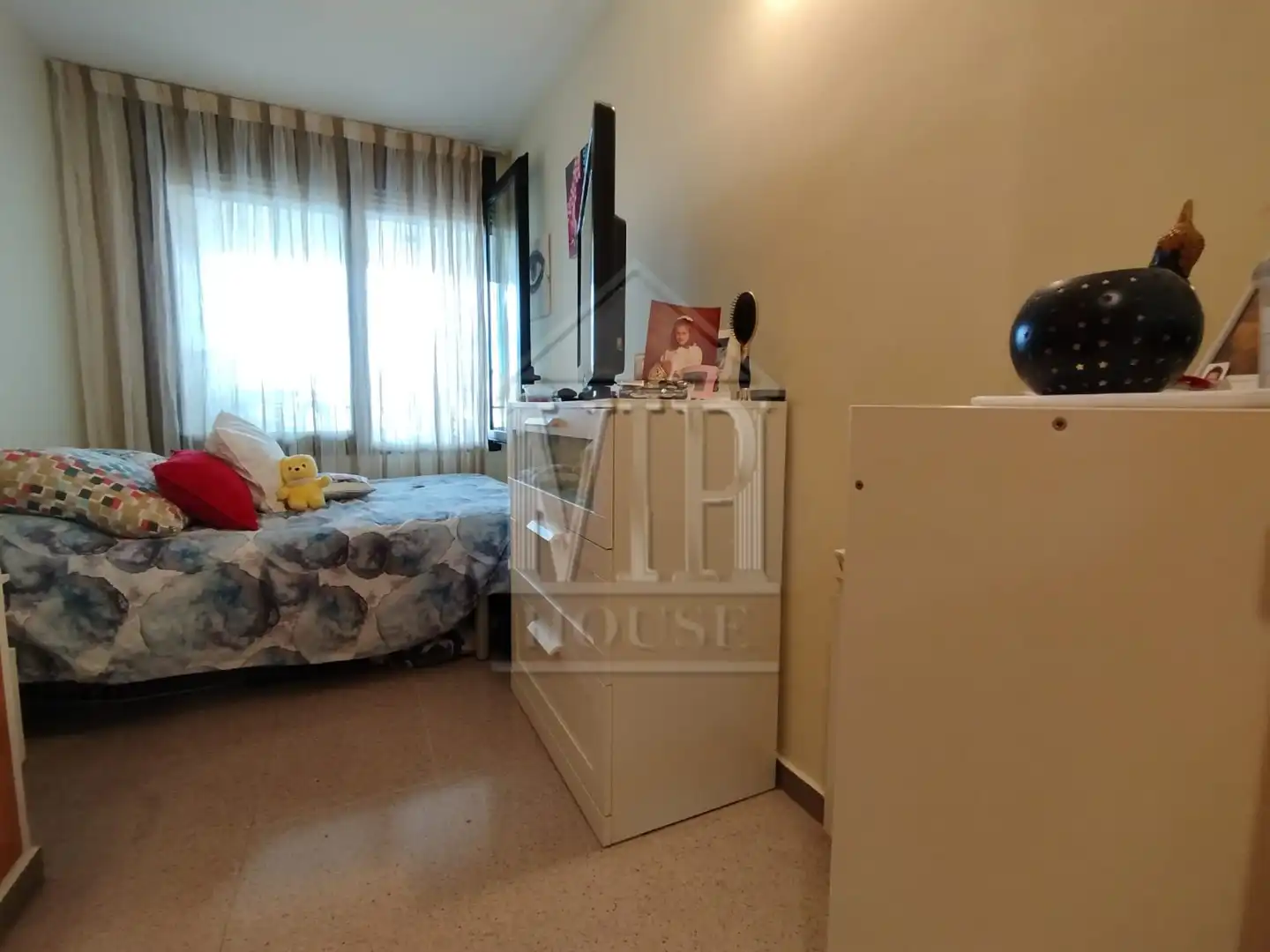Bedroom of Flat for sale in Badalona  with Heating, Storage room and Furnished